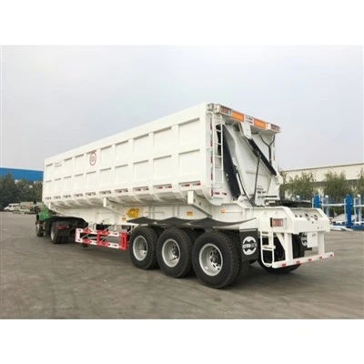 Sidotippande semitrailer-